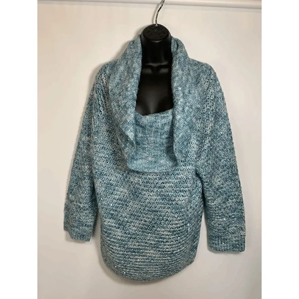 Chico's Heavy Knit Cowl Neck Sweater